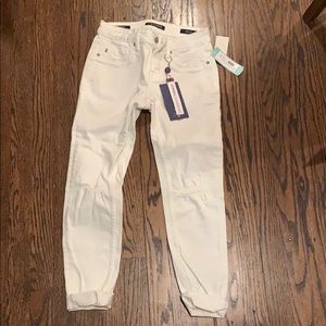 Vigoss Elaine Distressed Girlfriend Jean White.